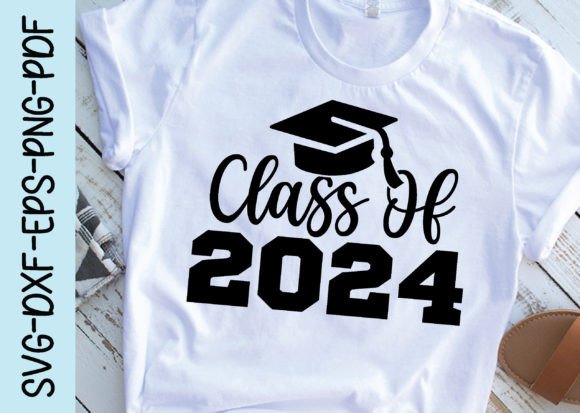 Class of 2024 Svg for Crafts and Graphics