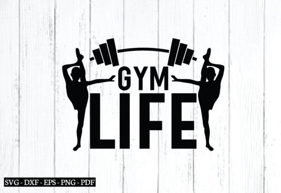 Gym Life Svg, Gymnastics Svg Bundle for Modern Branding