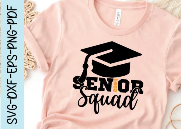 Senior 2024 Squad Svg: A Versatile Graphic for Crafts and Digital Selling